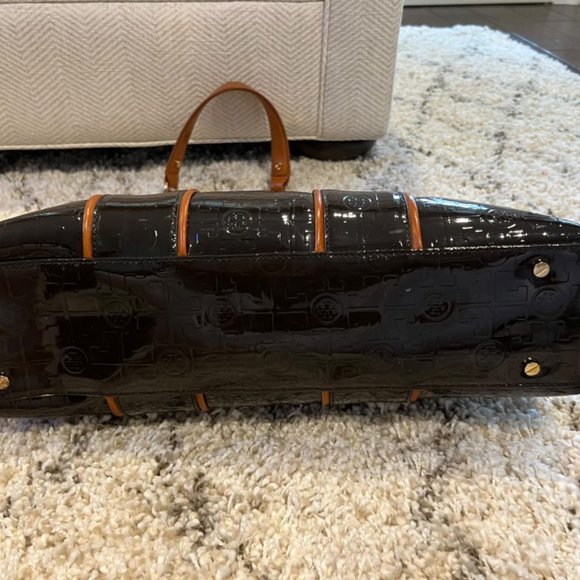 Tory Burch Brown Patent Leather tote - Picture 6 of 6